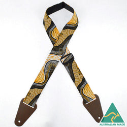 Colonial Leather Aboriginal Art - Kangaroo River Camp Tan