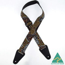 Colonial Leather Aboriginal Art - Dancing Spirit Black
