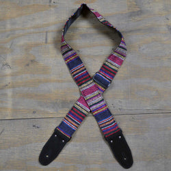 Colonial Leather Rag Strap Rasta - Red