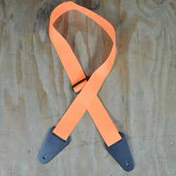 Colonial Leather Nylon Webbing Strap - Orange