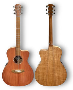 Cole Clark STUDIO GA, All Solid Acoustic Guitar, Redwood Face, Silky Oak Back & Sides