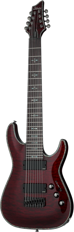 Schecter Hellraiser C-8 Eight String Electric Guitar Black Cherry SCH103