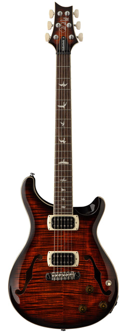 PRS SE Hollowbody I Piezo, Orange Tiger Smokeburst
