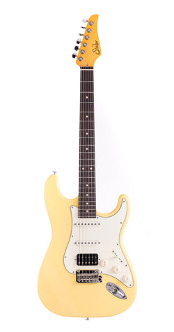 Suhr Classic S - Vintage Yellow, HSS Indian Rosewood