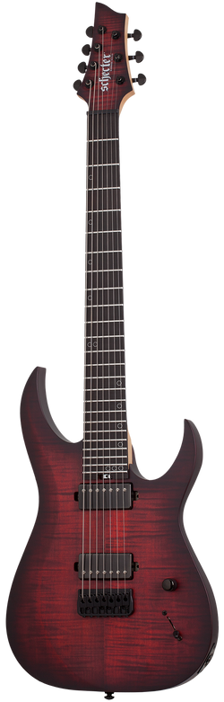 Schecter Sunset-7 Extreme - Scarlet Burst