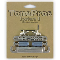 TonePros LPS02 Standard Tuneomatic / Tailpiece set (small posts) - Chrome