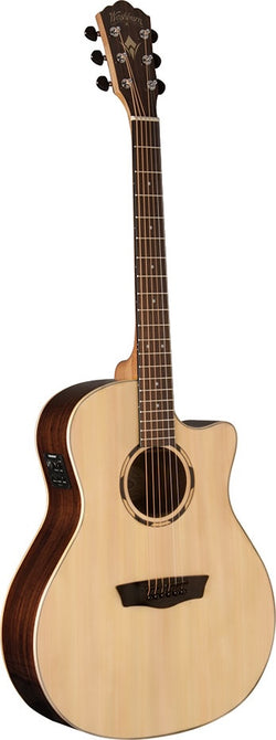 Washburn WLO20SCE Woodline 20 Orchestra Acoustic-Electric Guitar w/ Cutaway & EQ