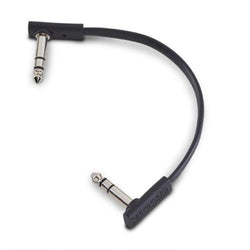 WR-FL-TRS-15-BK RockBoard Flat TRS Patch Cable - 15cm