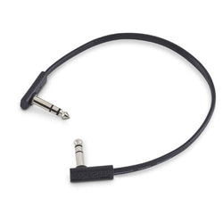 WR-FL-TRS-30-BK RockBoard Flat TRS Patch Cable - 30cm