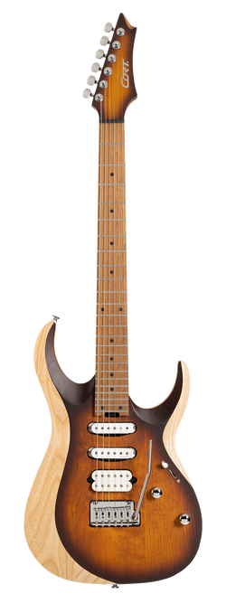Cort X700 Triality Open Pore Vintage Burst (C20966), Front Photo