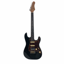 Crafter Crema S VVS RS CB, Cosmic Black, HSS Electric Guitar