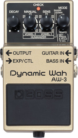 BOSS AW3 Dynamic Wah Pedal top