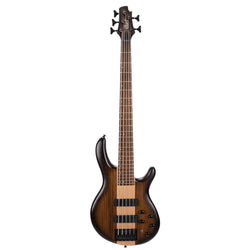 Cort C5 Plus OVMH ABB 5-String Bass guitar - Antique Brown Burst front