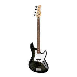 Cort GB24JJ Bass Guitar, Transparent Black