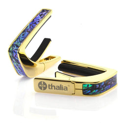 Thalia Exotic Capo Blue Abalone Shell (24K Gold)