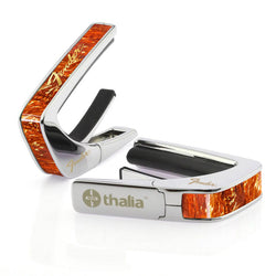Thalia Fender Tortoise Shell with Gold Perine Logo (Chrome)