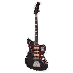 Fender Limited Edition Gold Foil Jazzmaster, Ebony Fingerboard, Black Sparkle
