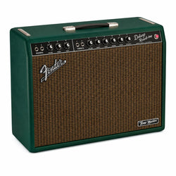 Fender FSR Tone Master Deluxe Reverb Guitar Amplifier, British Racing Green w/ Bassman Grille