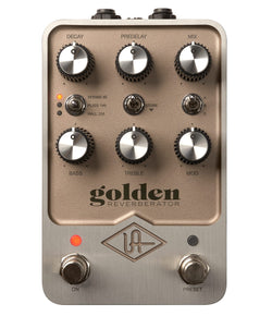 Universal Audio UAFX Golden Reverberator Pedal top view