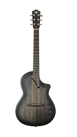 Katoh Hispania Mahogany Folk Acoustic-Electric Trans Black w/Bag Front