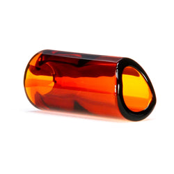 The Rock Slide Moulded Glass Slide, Amber - Medium