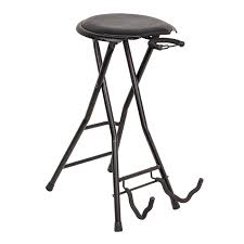 Xtreme GS811 Guitarist Performer Stool with Guitar Stand