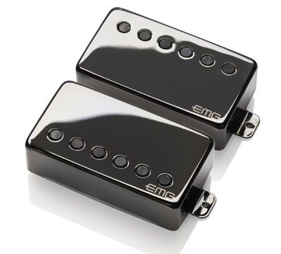 EMG JH Het Set James Hetfield (Metallica) Signature Active Pickups - Black Chrome