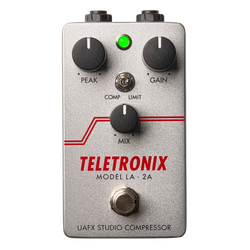 Universal Audio UAFX Teletronix LA-2A Studio Compressor Pedal top view