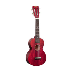 Mahalo Island Series Concert Ukulele - Concert, Matte Cherry Red (Carry Bag Included)