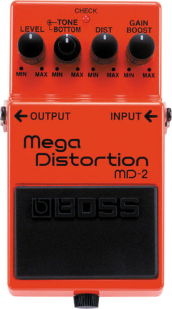 BOSS MD2 Mega Distortion Pedal top