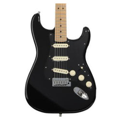 Fender Dealer Exclusive American Ultra II Stratocaster, Roasted Maple Neck, Black w/ Black Pickguard