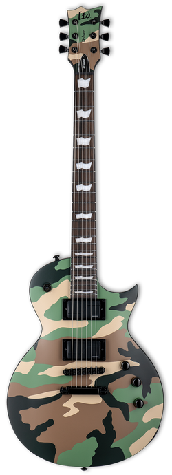 LTD EC-1000 Eclipse - Woodland Camo Satin