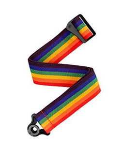 D’Addario PWSAL411 Auto Lock Polypro Guitar Strap Rainbow