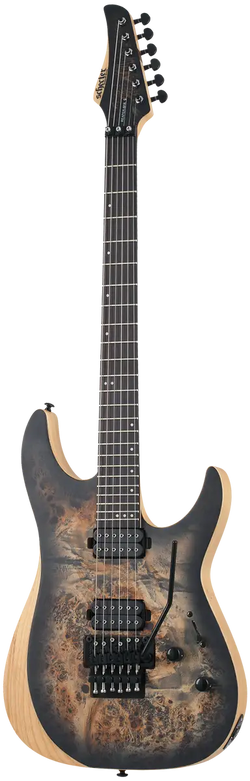 Schecter Reaper-6 FR Satin Charcoal Burst