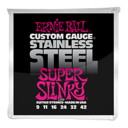 Ernie Ball Super Slinky .009 / .042 Stainless Steel 2248