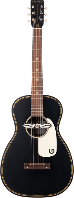 Gretsch G9520E Gin Rickey Acoustic/Electric with Soundhole Pickup, Walnut Fingerboard, Smokestack Black