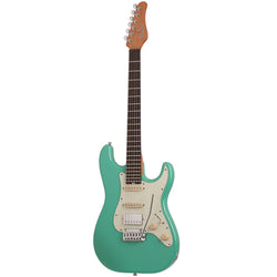 Schecter Nick Johnston Traditional HSS - Atomic Green + BONUS Ultimate Support USHB2-EG Premium Gig Bag Worth $129