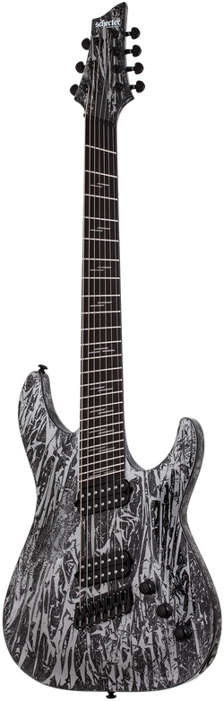 Schecter C-7 Multiscale Silver Mountain