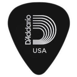 D'Addario Black Celluloid Guitar Picks, 25 pack, Heavy