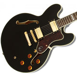 Epiphone Sheraton-II Pro Ebony closeup