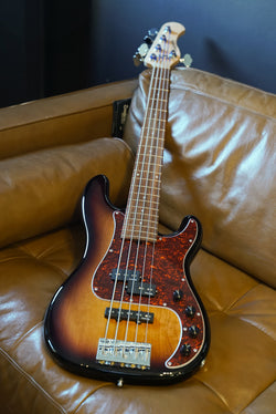 Sadowsky MetroLine 21-Fret Hybrid P/J Bass, Red Alder Body, 5-String - '59 Burst Transparent High Polish