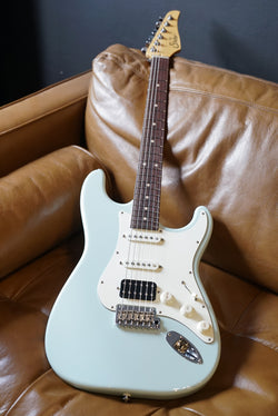 Suhr Classic S - Sonic Blue, HSS Indian Rosewood