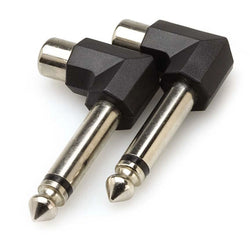 Hosa GPR-123 1/4'' to RCA Adapters