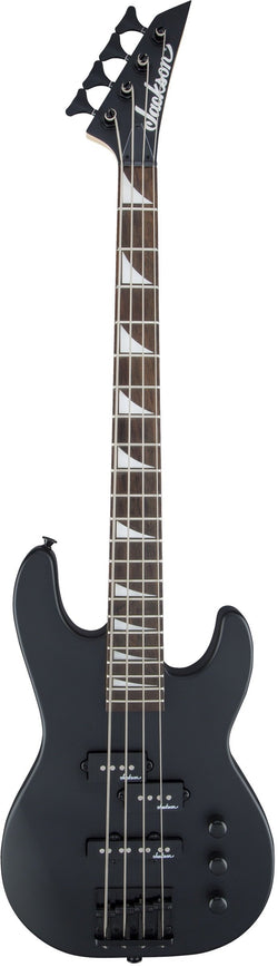 Jackson S Series Concert Bass Minion JS1X, Amaranth Fingerboard, Satin Black