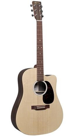 Martin DCX2E: X2 Dreadnought Cutaway Electric Macassar