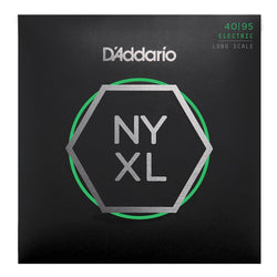 D'Addario NYXL4095 Nickel Wound Bass Guitar Strings, Super Light, 40-95, Long Scale