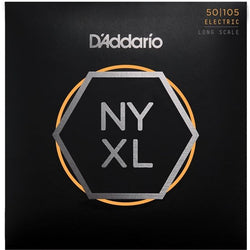 D'Addario NYXL50105 Nickel Wound Bass Guitar Strings, Medium, 50-105, Long Scale