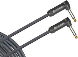 Planet Waves PW-AMSGRR-20 D'Addario American Stage Instrument Cable, Dual Right Angle, 20 feet