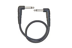 Planet Waves PW-PRA-205 D'Addario Custom Series Patch Cable, 2?pack, Right Angle, 6 Inches