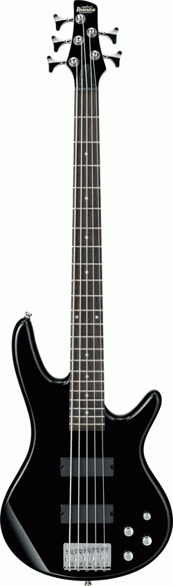 Ibanez SR205 BK - Black 5 String Bass Guitar
